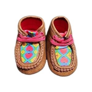 Twister Western Abigale Bucker Casual Shoes Infant Bright Tie Dye Brown 4427302